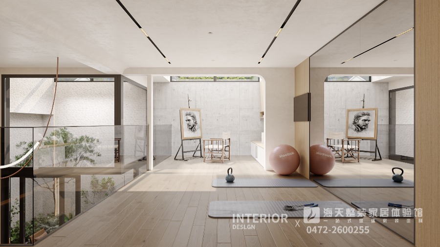 包頭中海望京府380㎡現代簡(jiǎn)約風(fēng)格效果圖