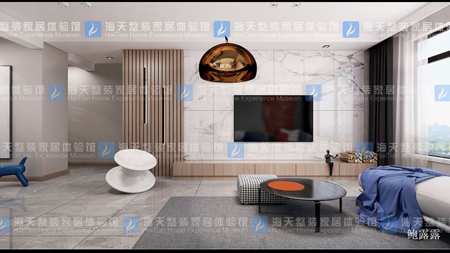 名仕花園119㎡現代簡(jiǎn)約風(fēng)格裝修效果圖