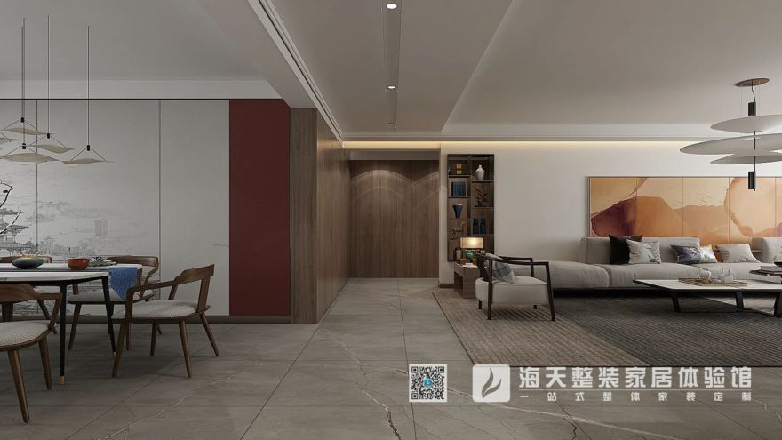 包頭裝修案例青六新苑180㎡現代簡(jiǎn)約風(fēng)格效果圖